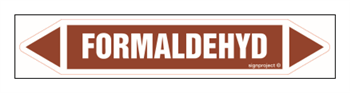 JF163 FORMALDEHYD - arkusz 5 naklejek