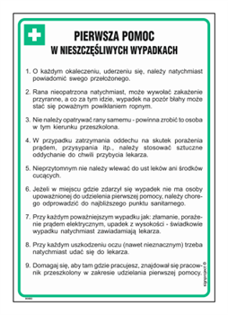 DD002 Pierwsza pomoc w nieszczęśliwych wypadkach