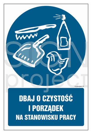 GL035 Keep your workplace clean and tidy - pack of 10