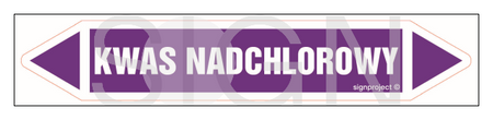JF247 KWAS NADCHLOROWY - arkusz 5 naklejek