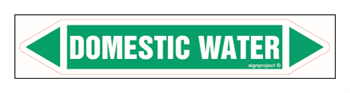 JF128 Domestic water - sheet of 5 stickers