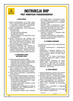 IAF09 Health and safety instructions for floor works