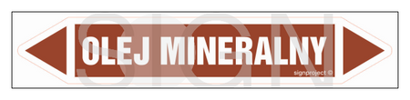 JF293 OLEJ MINERALNY - arkusz 5 naklejek
