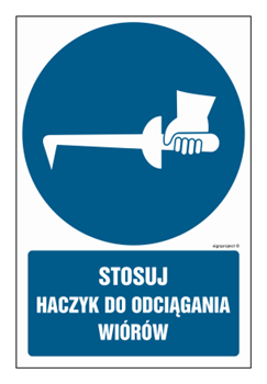 GL036 Use chip hook - sheet of 9 stickers