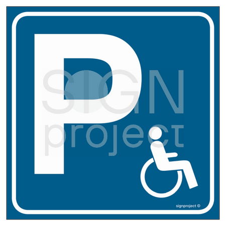 RA123 Parking for disabled people