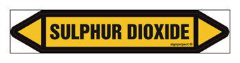 JF441 SULFUR DIOXIDE - sheet of 5 stickers