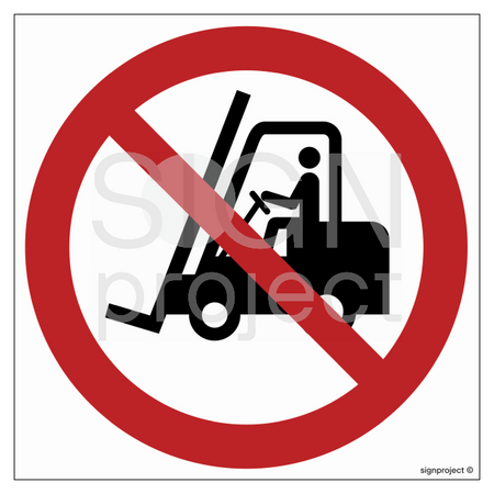 GA006 Prohibition of movement of forklifts