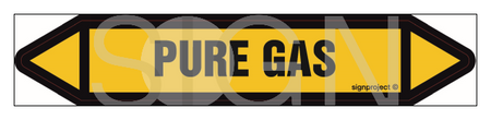 JF385 PURE GAS - sheet of 5 stickers
