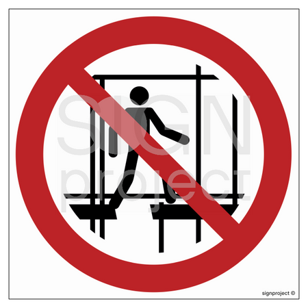 GA025 Prohibition of incomplete scaffolding