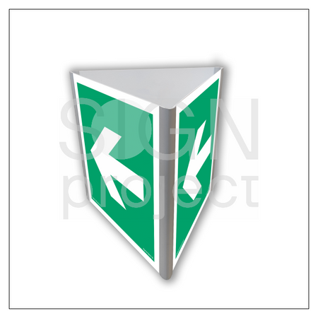 AE805 Escape route direction (3D wall)