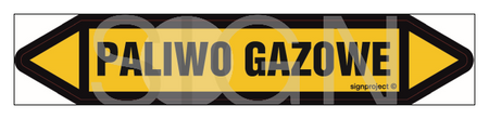 JF306 PALIWO GAZOWE - arkusz 5 naklejek