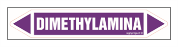 JF123 DIMETYLOAMINA - arkusz 4 naklejek