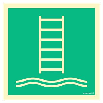FB011 Embarkation ladder w/o text