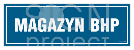 PA337 Magazyn BHP