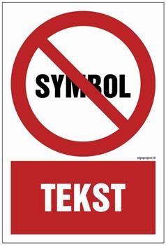 Znak na zamówienie Wzór B-005