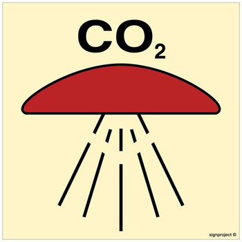 FA007 Space protected by CO 2