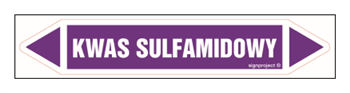 JF253 KWAS SULFAMIDOWY - arkusz 5 naklejek