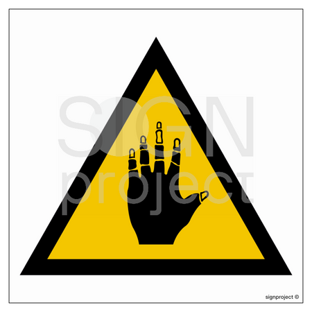 JA002 Warning against corrosive substances - sheet of 12 stickers