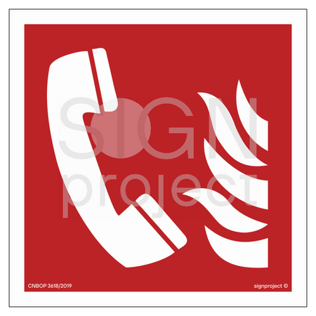 BF006 Safety phone - sheet of 12 stickers