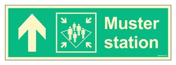 FB135 Muster station up left