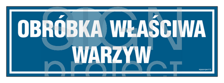 PA256 Obróbka właściwa warzyw