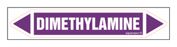 JF120 Dimethylamine - sheet of 2 stickers