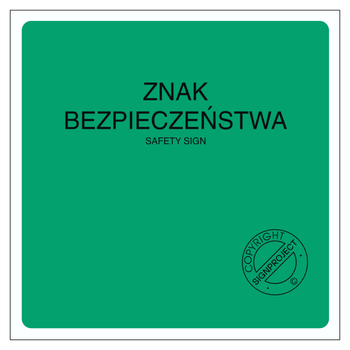 AC501 Znak bezpieczeństwa