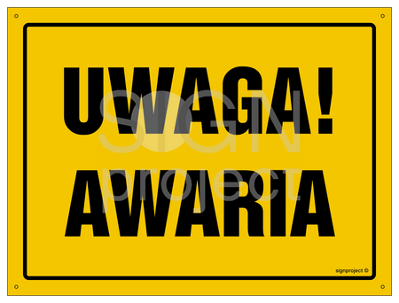 OA086 Uwaga! Awaria