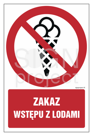 GC067 Zakaz wstępu z lodami