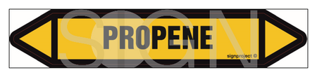 JF361 PROPENE - sheet of 5 stickers