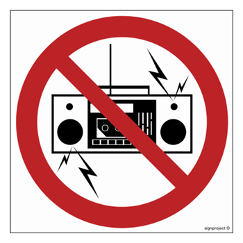 OD004 Prohibition to use sound equipment and radio in a nuisance way