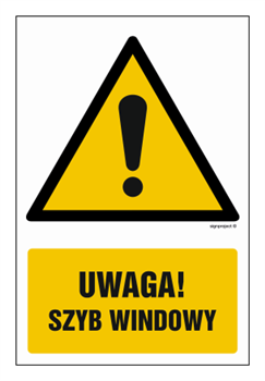 GF003 Uwaga - szyb dźwigu - opakowanie 10 sztuk