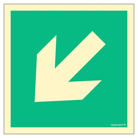 FB190 Primary escape route (45 degrees)