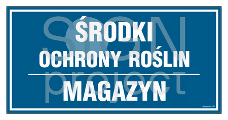 PA555 Środki ochrony roślin Magazyn