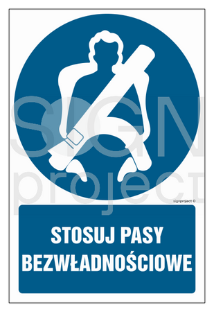 GL024 Stosuj pasy bezwładnościowe - opakowanie 10 sztuk
