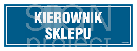 PA111 Kierownik sklepu