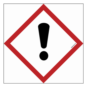LD007 Health hazard - sheet of 48 stickers