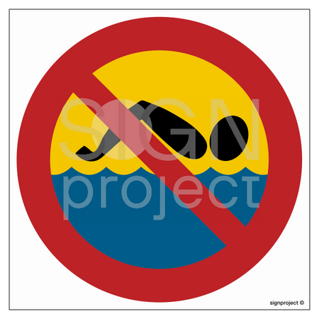 OE010 Kąpiel zabroniona