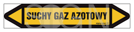 JF439 SUCHY GAZ AZOTOWY - arkusz 5 naklejek