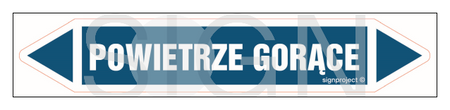 JF338 POWIETRZE GORĄCE - arkusz 5 naklejek