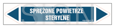 JF428 SPRĘŻONE POWIETRZE STERYLNE - arkusz 5 naklejek