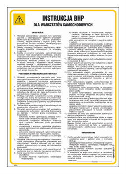 IAE24 Health and safety instructions for car workshops