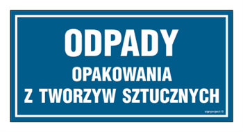 ND021 Odpady opakowania z tworzyw sztucznych
