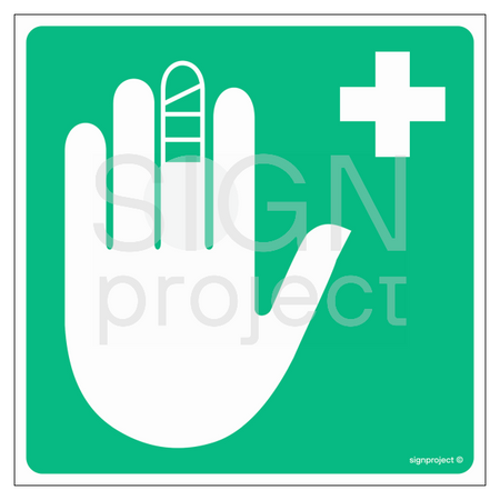 GH001 Dressing point - sheet of 12 stickers