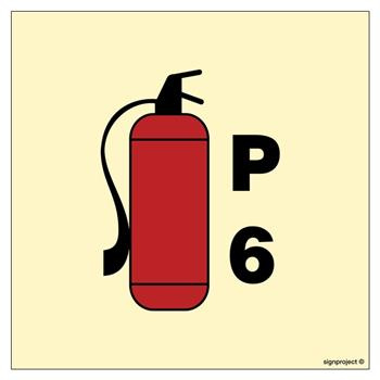 FA079 6kg Powder fire extinguisher