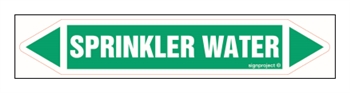 JF426 SPRINKLER WATER - sheet of 5 stickers