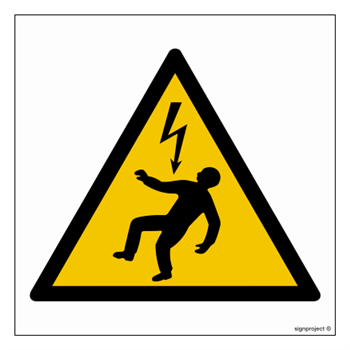 GE015 Step voltage - sheet of 12 stickers