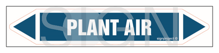 JF329 PLANT AIR - sheet of 5 stickers