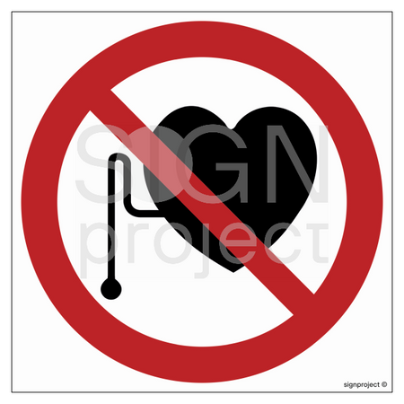 GB012 Prohibition of wearing a pacemaker