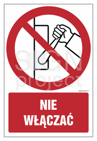 GC012 Nie włączać